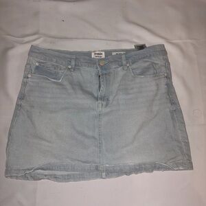 Kensie Light Blue Mini Denim Skirt